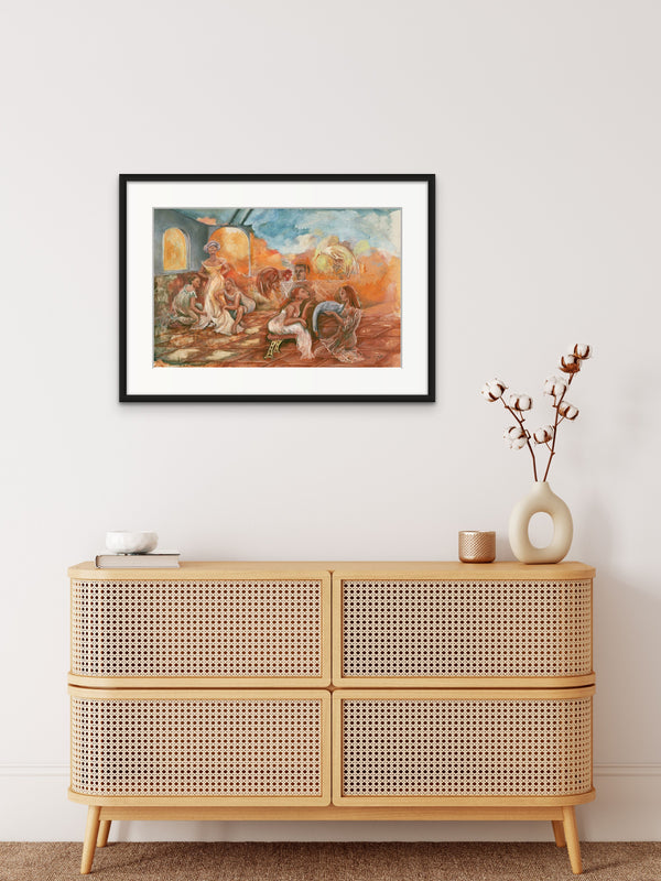 Sin of arrogance (Framed print)