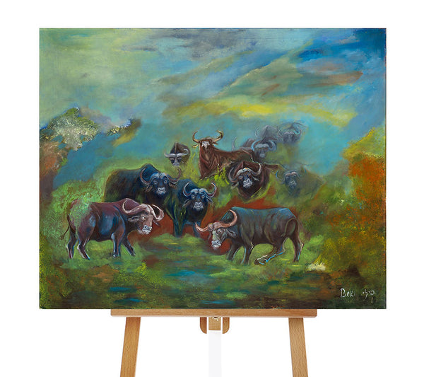 Buffalo herd