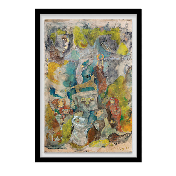 The Golden Calf (Framed print)