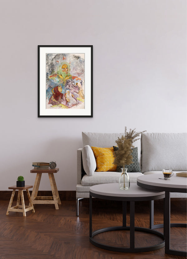 Traps (Framed print)