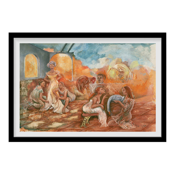 Sin of arrogance (Framed print)