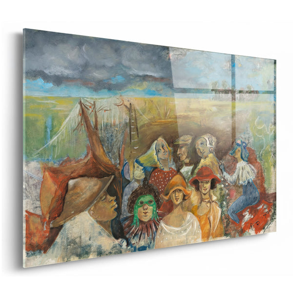 With Their Backs to the Storm (Acrylic print)